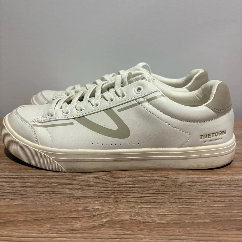Tretorn Ladies Hopper White Sneakers size 8.5